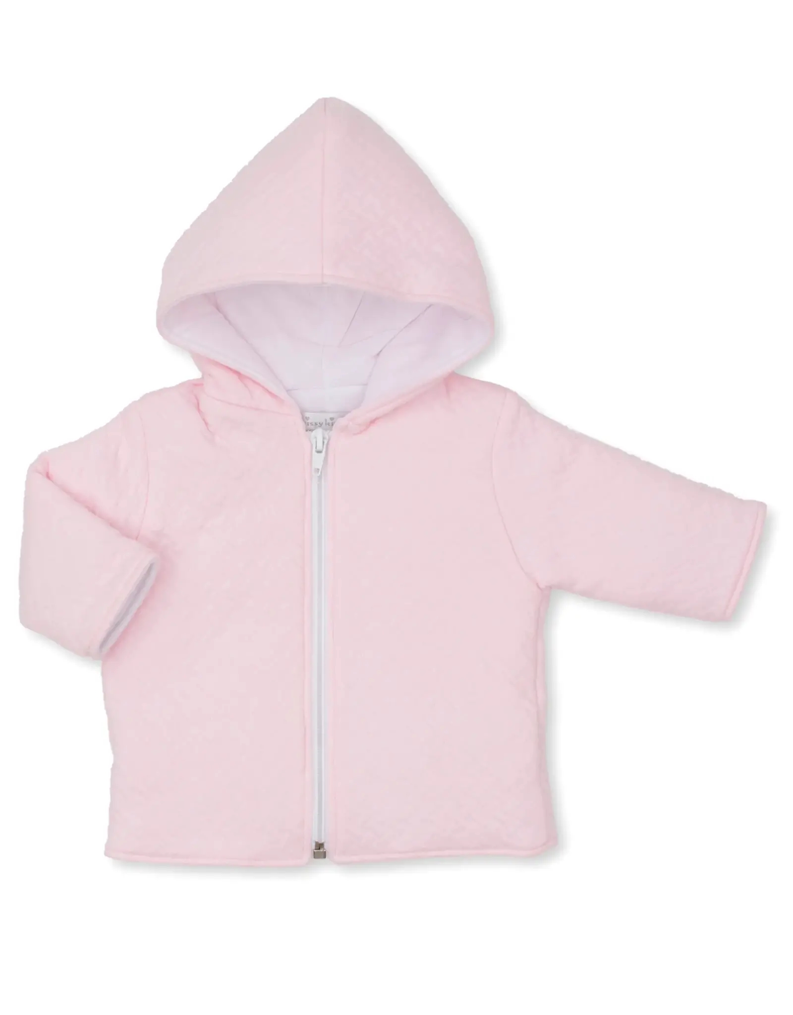 Kissy Kissy Jacquard Jacket Pink - 3/6m