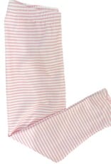 James and Lottie Light Pink Stripe Pima Knit Leggings