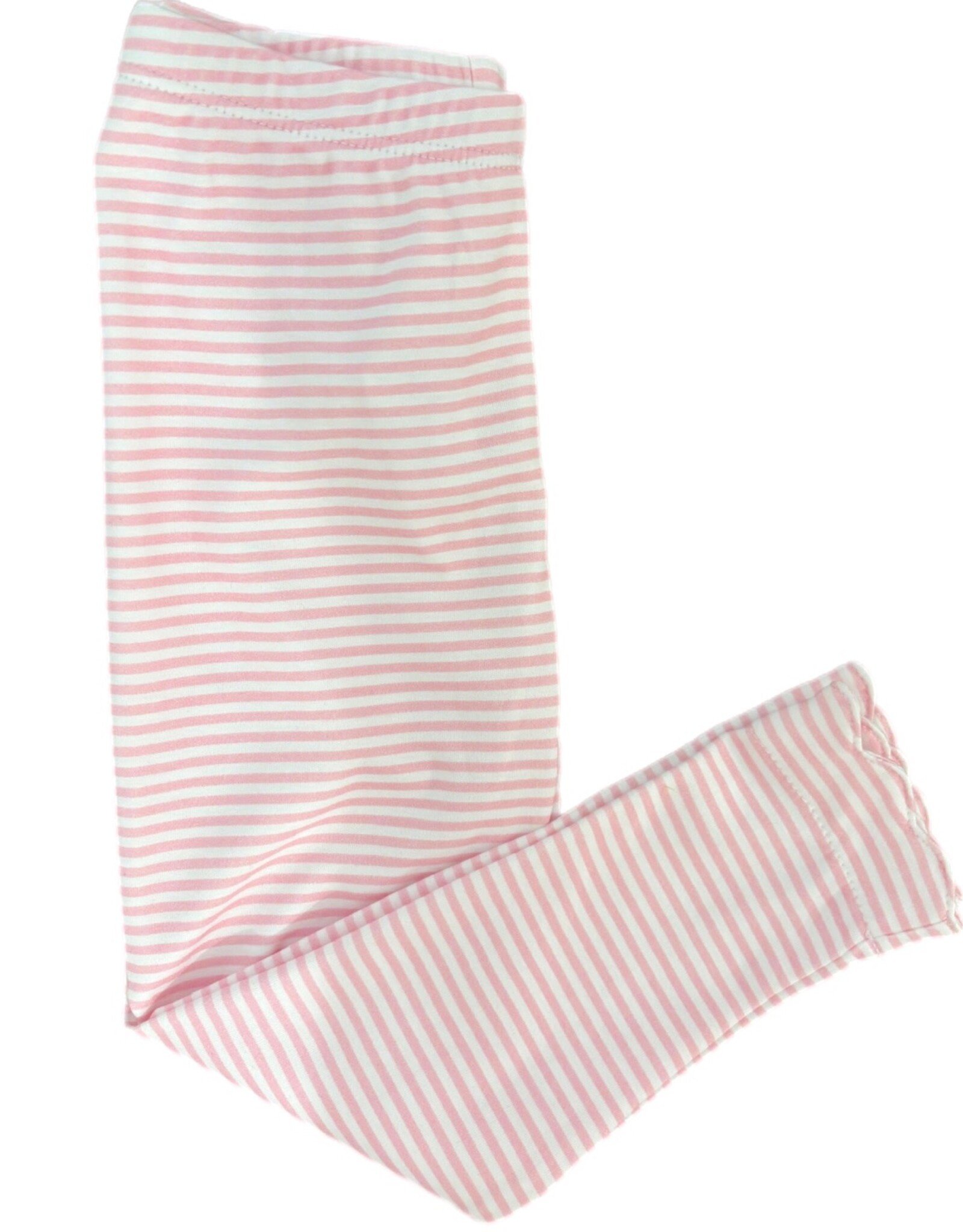 James and Lottie Light Pink Stripe Pima Knit Leggings