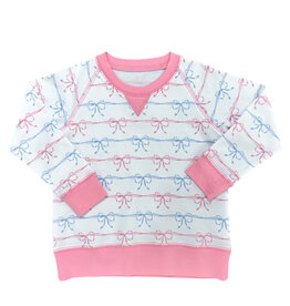 James and Lottie Sidney Pima Sweatshirt, Simple Sweet Bows