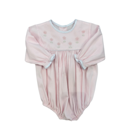 Auraluz Pink w/ White Pique Bubble with Flowers
