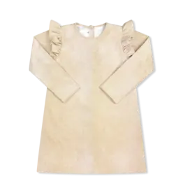 LullabySet Evelyn Dress Long Sleeve - Alexandria Khaki Cord