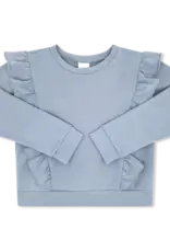 LullabySet Magnolia Sweater Top, Lake Blue