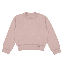 Mayoral Nude Fuzzy Sweater