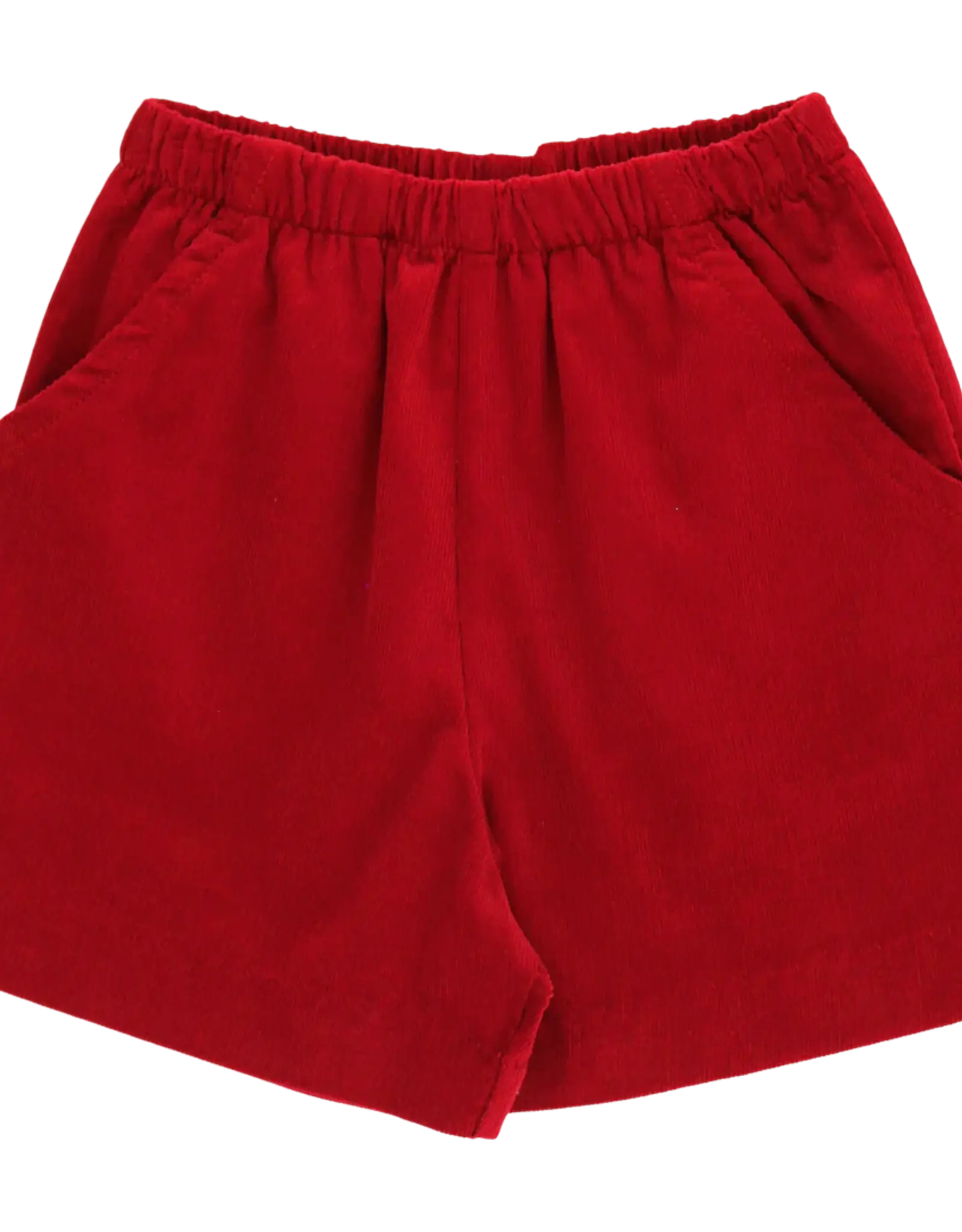 The Bailey Boys Red Cord Elastic Waist Shorts - 12m