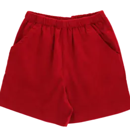 The Bailey Boys Red Cord Elastic Waist Shorts - 12m