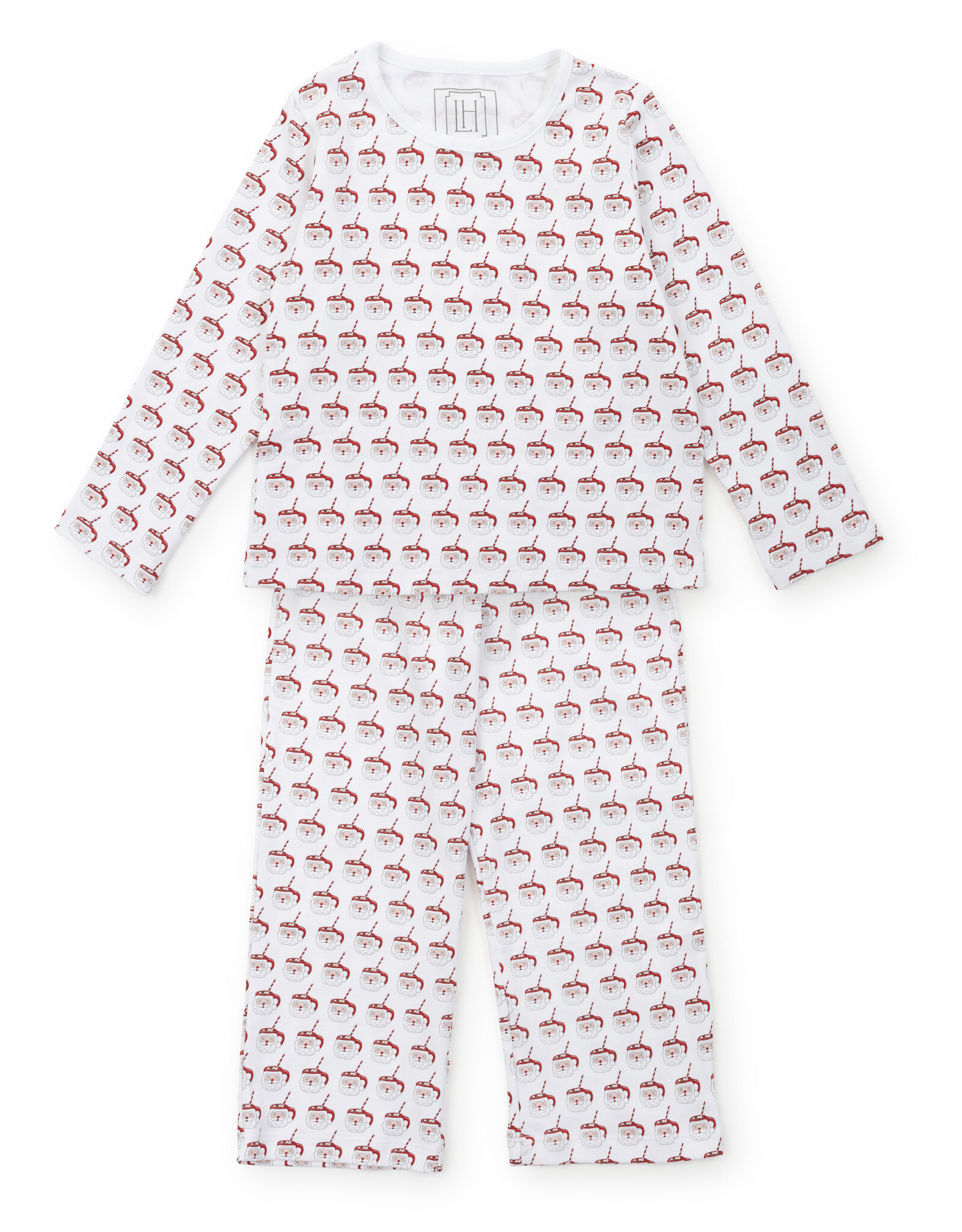 Lila + Hayes Millie Pant Set, Hot Cocoa Santa