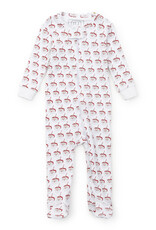 Lila + Hayes Parker Zipper Pajama, Hot Cocoa Santa