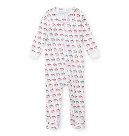 Lila + Hayes Parker Zipper Pajama, Hot Cocoa Santa