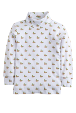 Little English Mallard Printed Turtleneck