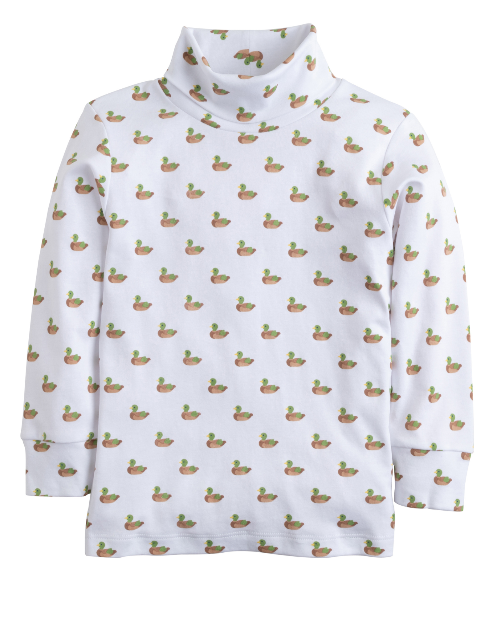 Little English Mallard Printed Turtleneck
