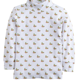 Little English Mallard Printed Turtleneck