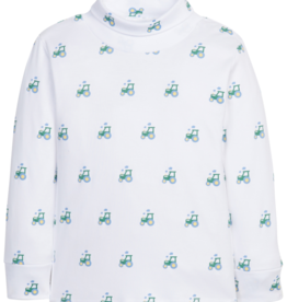 Little English Printed Turtleneck - Tractor