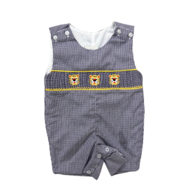 Magnolia Steel Purple & Yellow Smocked Tiger Jon Jon
