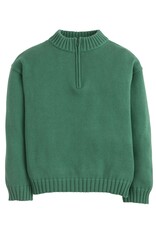 Little English Quarter Zip Sweater - Hunter Green