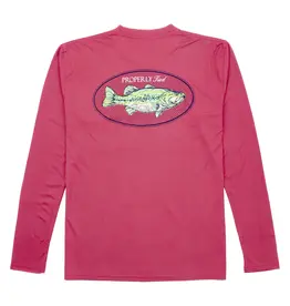 Properly Tied Performance Tee LS Bass Cayenne