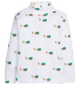 Little English Printed Turtleneck - Holiday Labs
