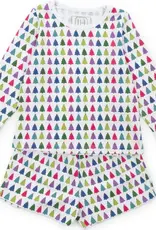 Lila + Hayes Sophie Short Set, Christmas Tree Cool