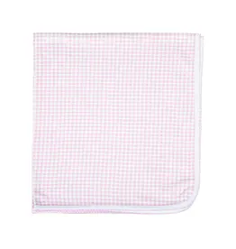 Magnolia Baby Pink Mini Checks F24 Receiving Blanket