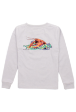 Properly Tied Mardi Gras Crawfish LS Ice Grey