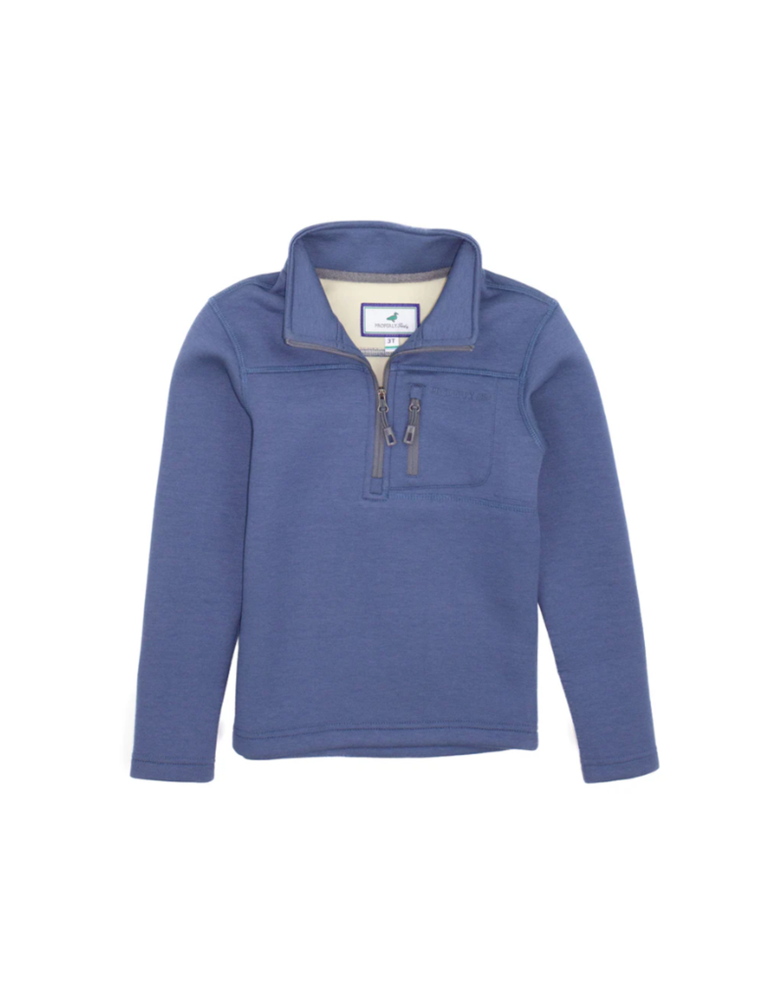 Properly Tied Arctic Pullover Stone Blue