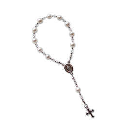 Cherished Moments Sterling Silver White Baby Rosary