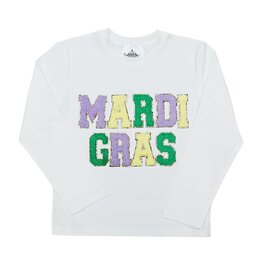 Belle Cher Mardi Gras Chenille Long Sleeve