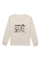Properly Tied Boys Dove Hunt Long Sleeve Tee, Linen