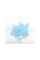 3 Marthas Bunny Applique Burp, Blue