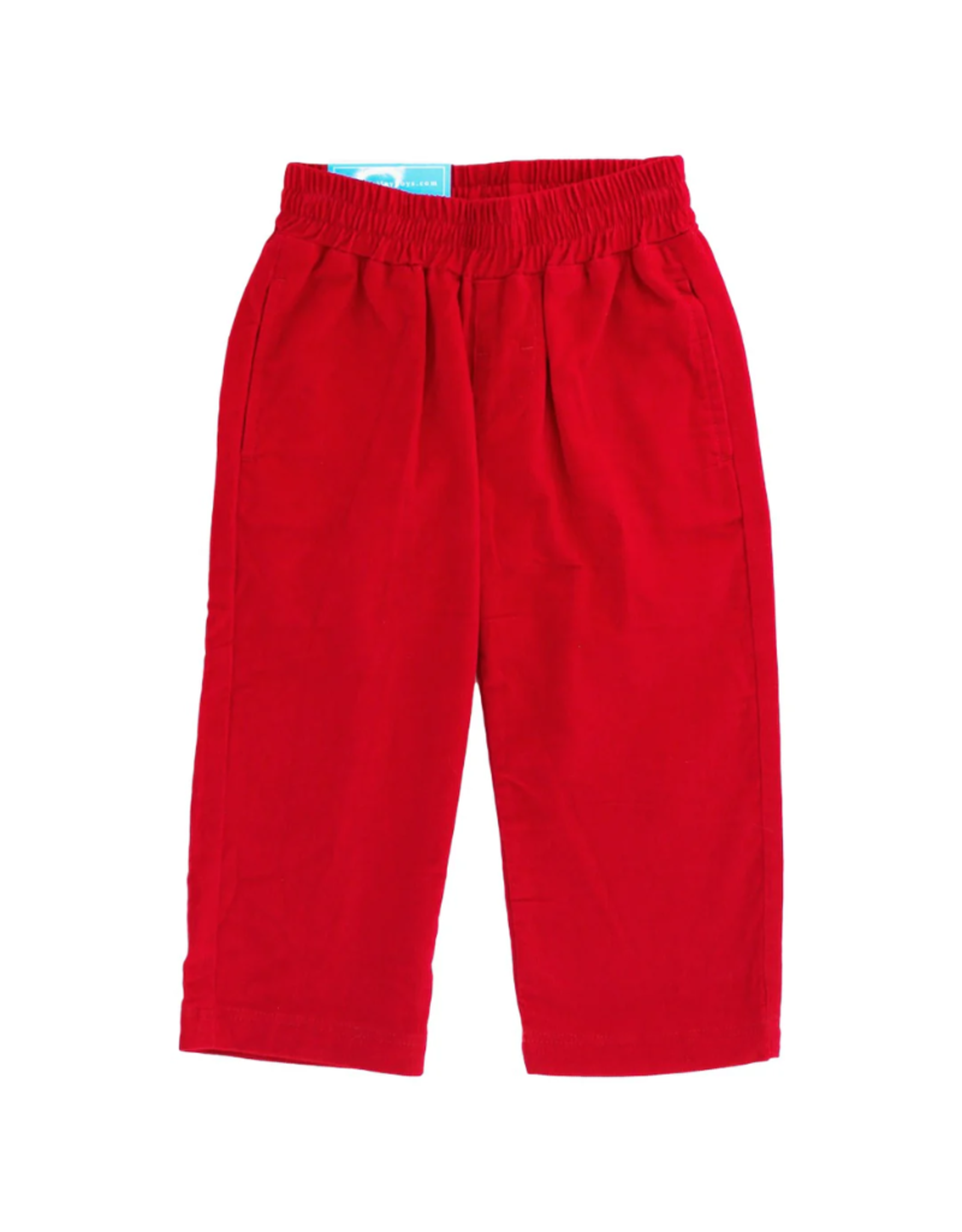 The Bailey Boys Charlie Pull On Red Cord Pants