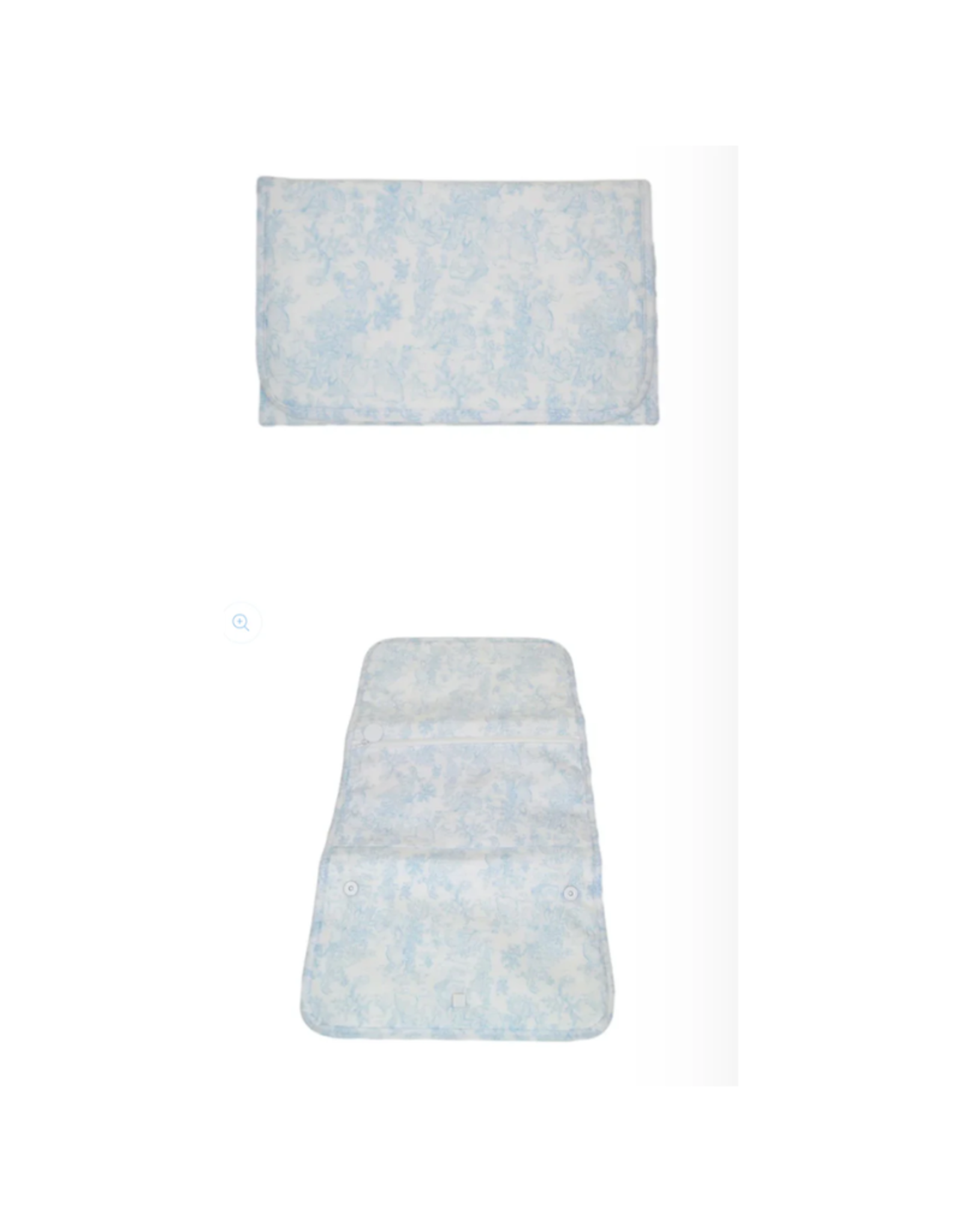 TRVL Design Game Changer Pad, Bunny Toile Blue