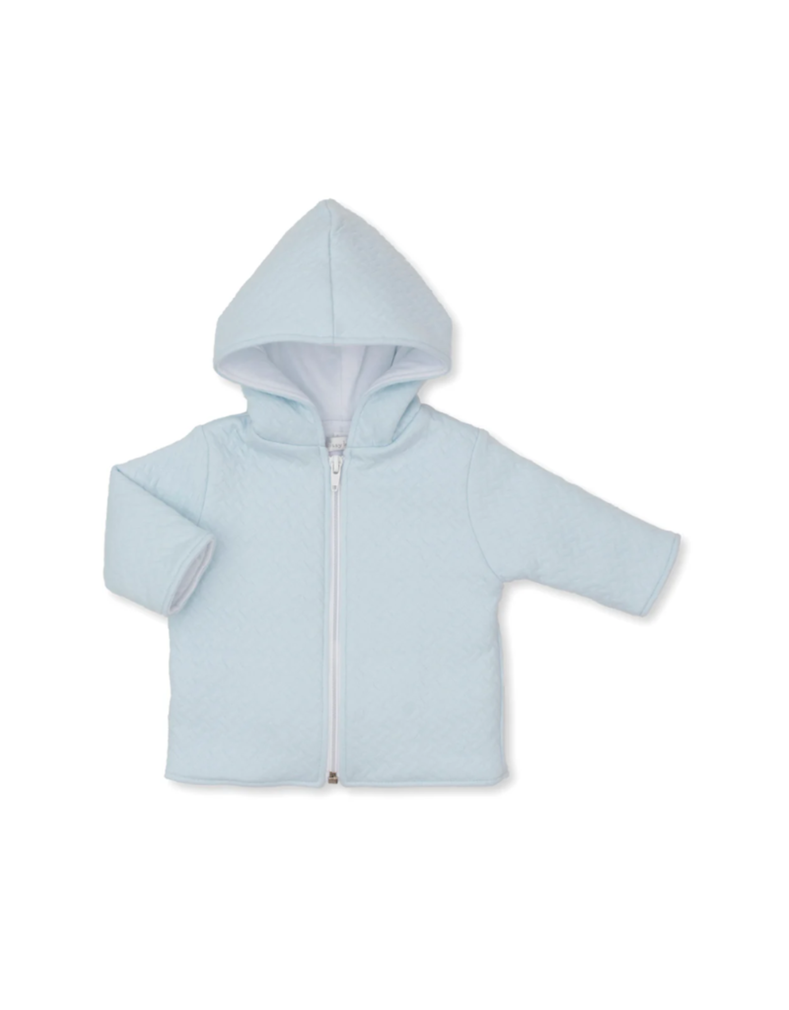 Kissy Kissy Jacquard Jacket Blue