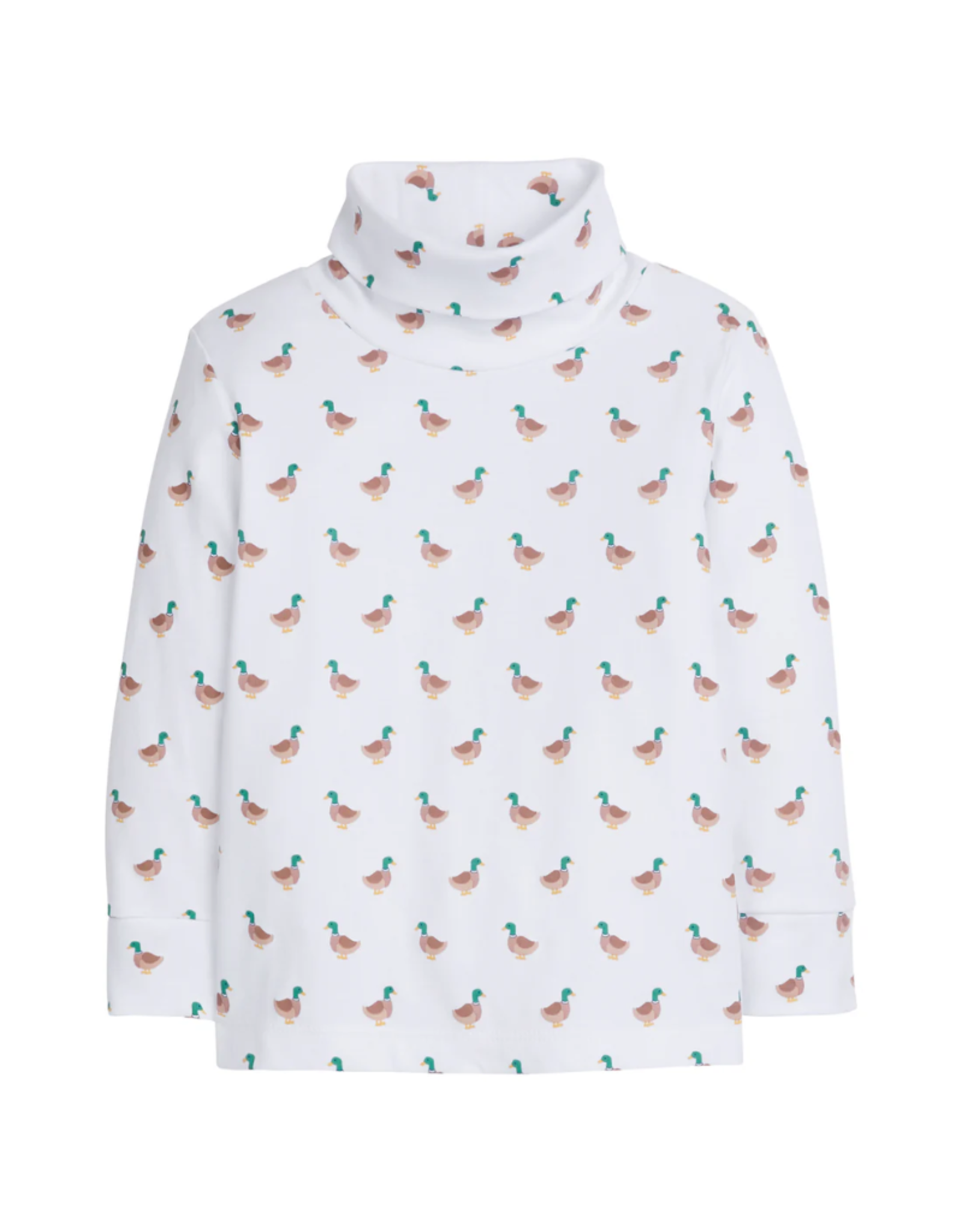 Little English Mallard Printed Turtleneck