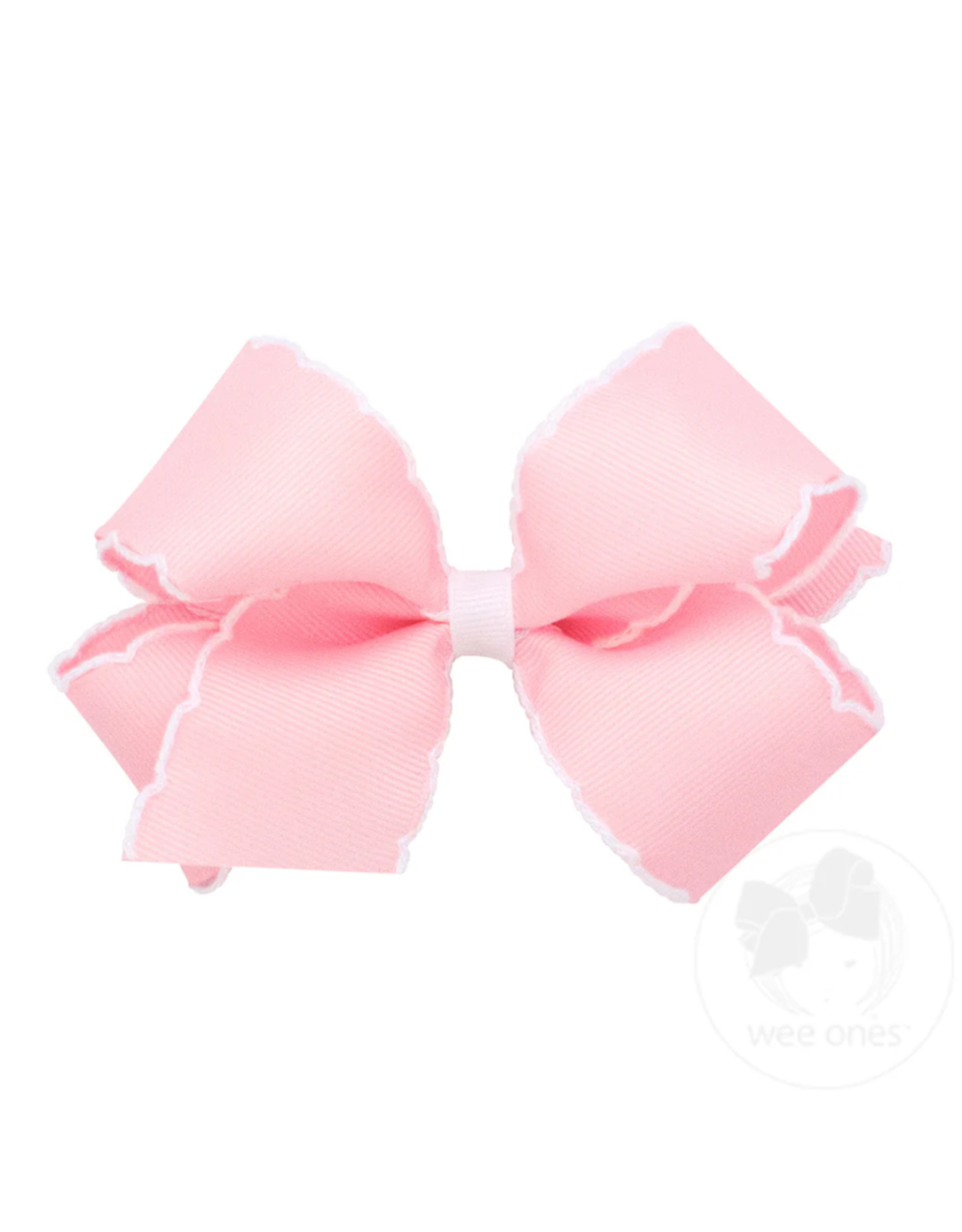 WeeOnes Medium Moonstitch Bow Basic