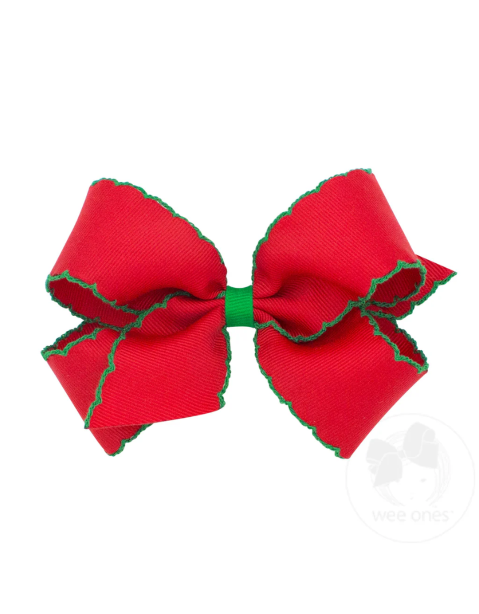 WeeOnes Medium Moonstitch Bow Basic