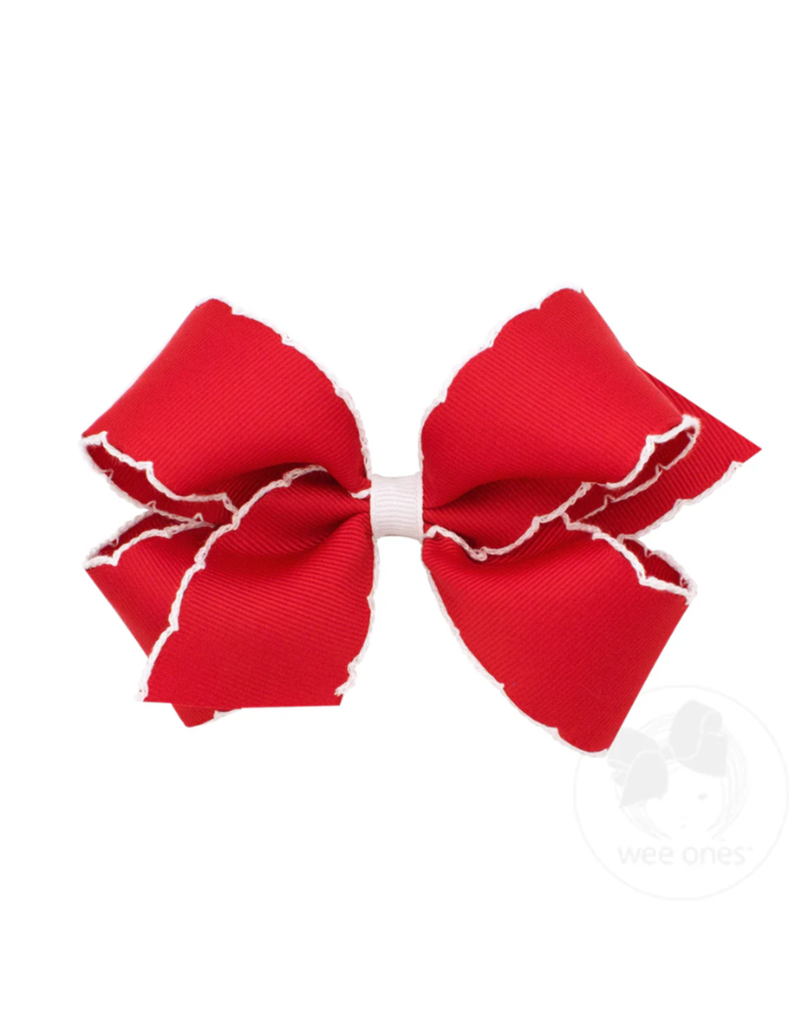 WeeOnes Medium Moonstitch Bow Basic