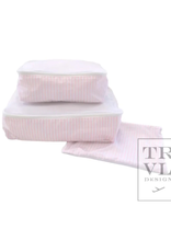 TRVL Design Mini Squad Packing Cubes,  Pimlico Stripe Pink