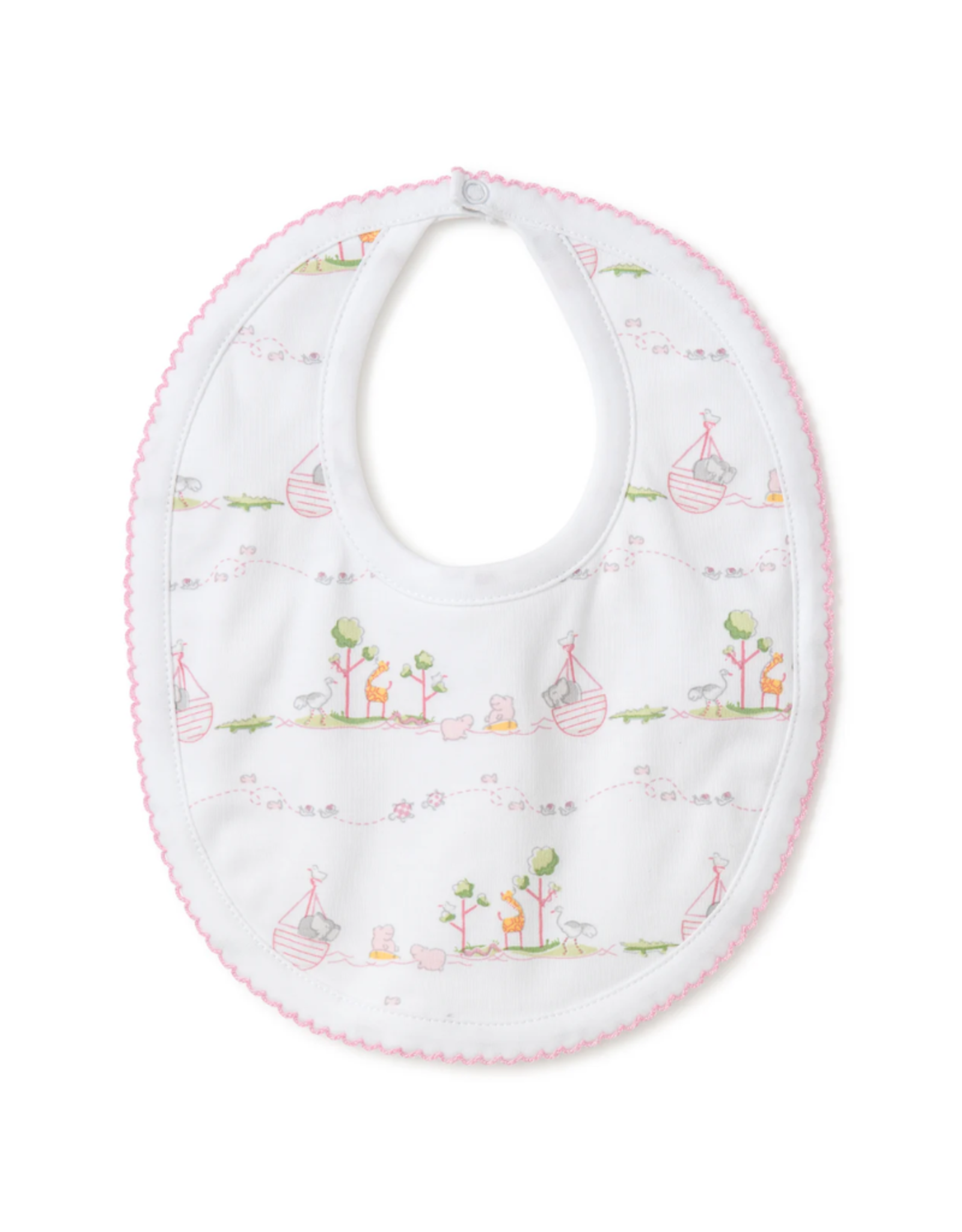 Kissy Kissy Noah's Print Bib. Pink