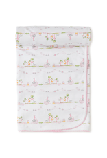 Kissy Kissy Noah's Print Blanket, Pink