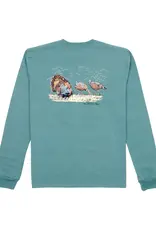 Properly Tied Boys Turkey Hunt LS Marine Green