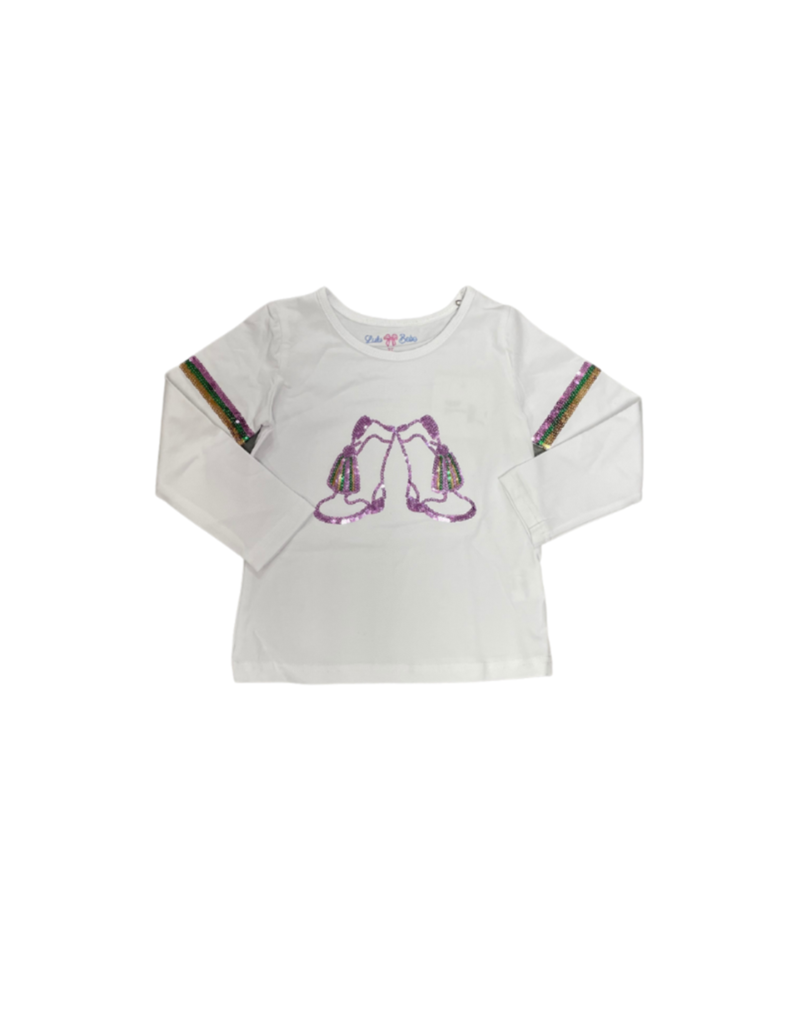 Lulu Bebe LLC Sequin Boot Tee