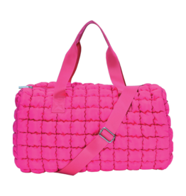 Iscream Pretty Pink Puffy Duffel Bag