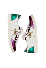 Belle Cher Mardi Gras Star Kid Sneakers