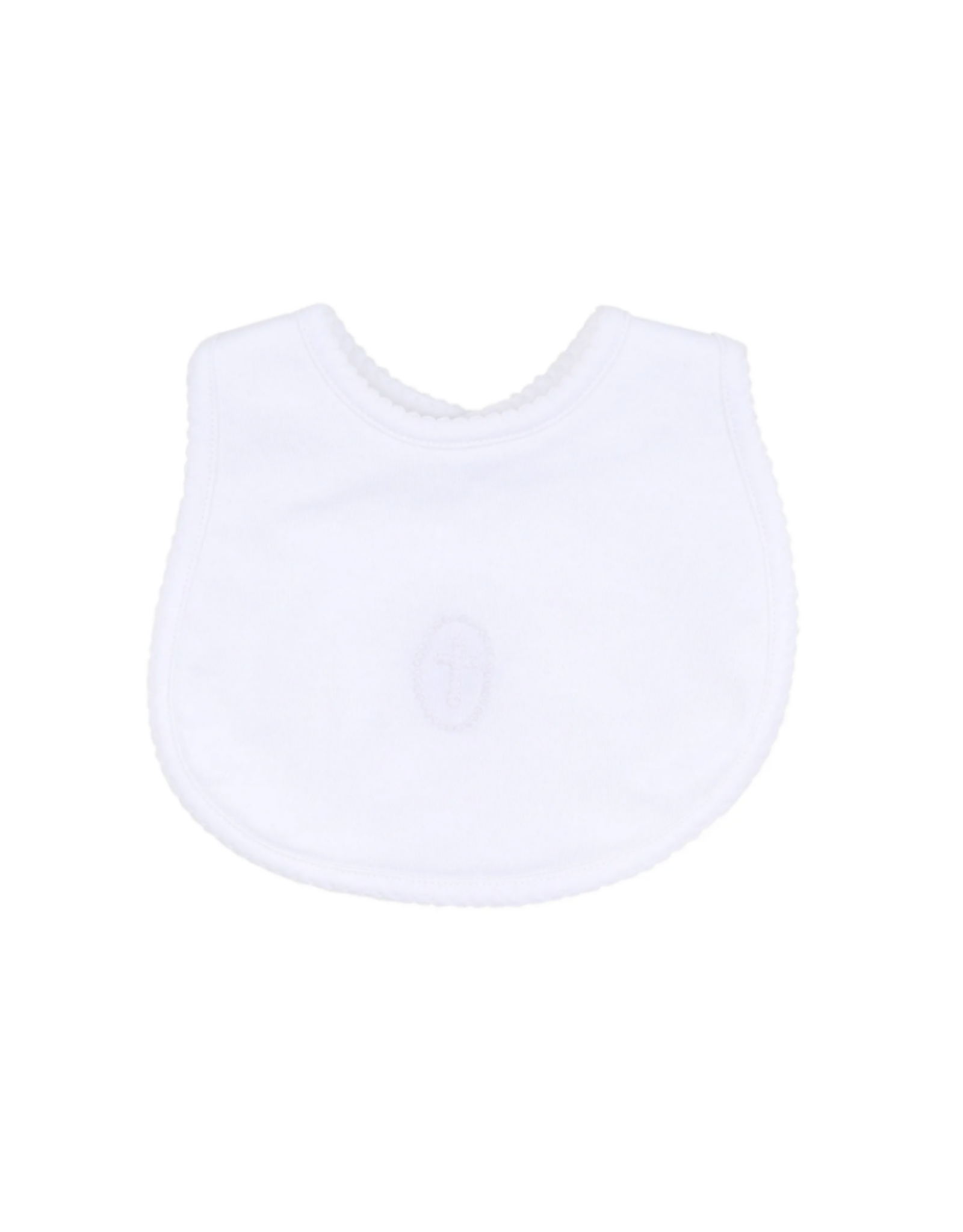Magnolia Baby White Blessed Embroidered  Bib