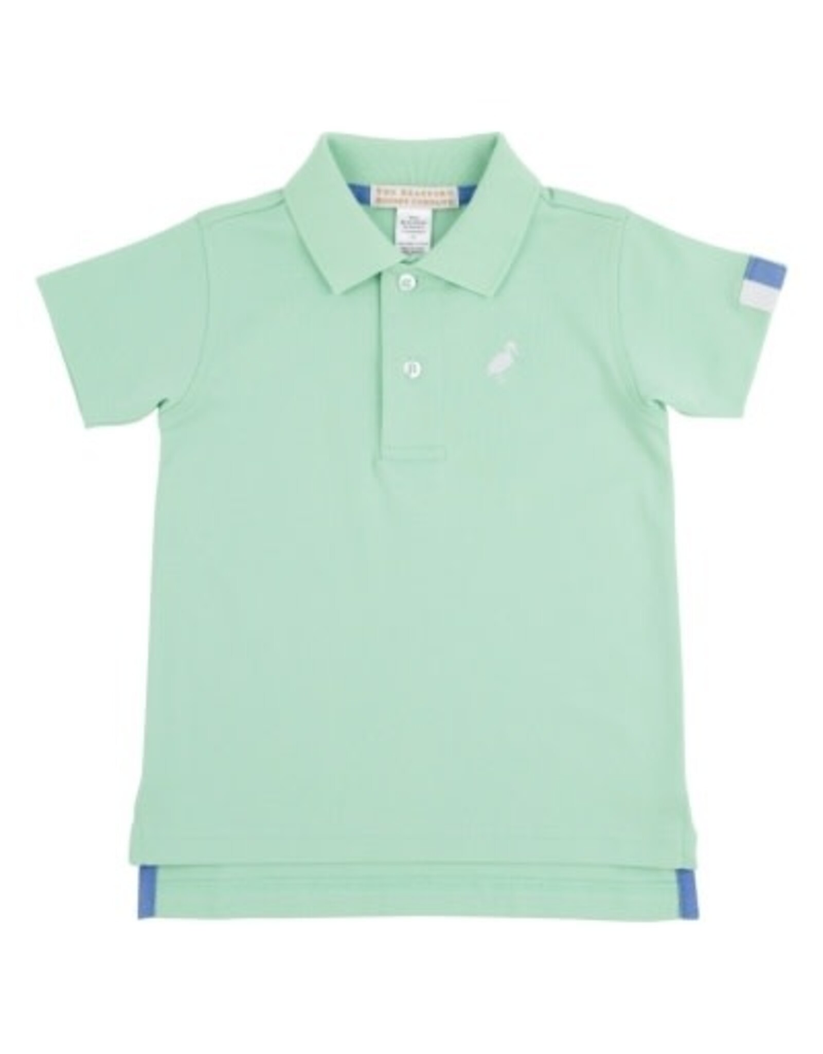 The Beaufort Bonnet Company Prim and Proper SS Polo - Grace Bay Green