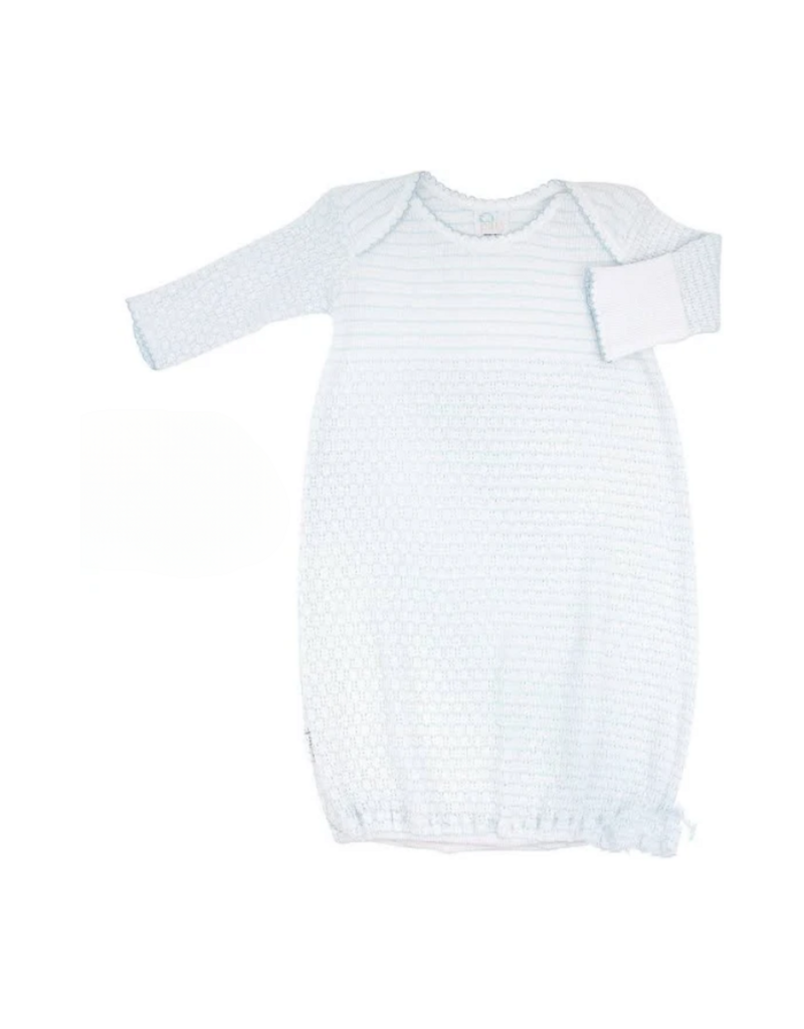 Paty Paty Gown Blue Pinstripe