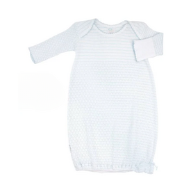 Paty Paty Gown Blue Pinstripe