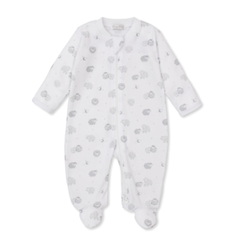 Kissy Kissy Silver Baa Baa Sheep Footie w/ Zip