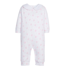 Little English Pink Hearts Printed Playsuit - 18m