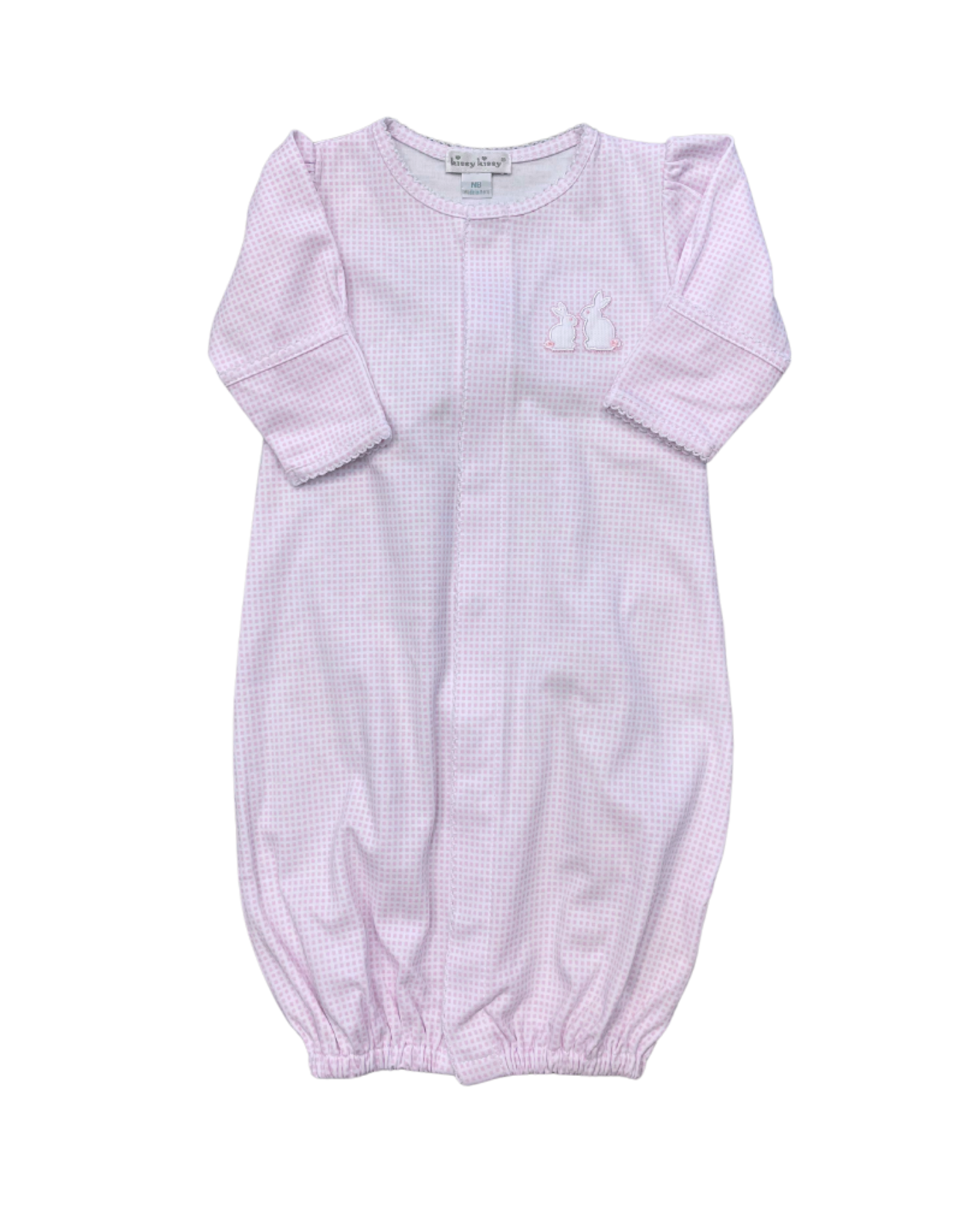Kissy Kissy Pique Bunny Bash Conv Gown, Pink/White